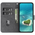 thumbnail image 4 of Leather For Google Pixel 10a 6.3-inch Wallet Case Crystal Material Painted Animal&Flowers&Hearts Pattern, Wallet For Women Men Card Holder Magnetic Clasp Kickstand Folio Cover,Color-10, 4 of 7