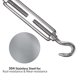 thumbnail image 3 of Yescom Triangle Sun Shade Sail Hardware Kit 6 304 Anti-Rust Stainless Steel M6 Accessory 40pcs for Outdoor Canopy, 3 of 11