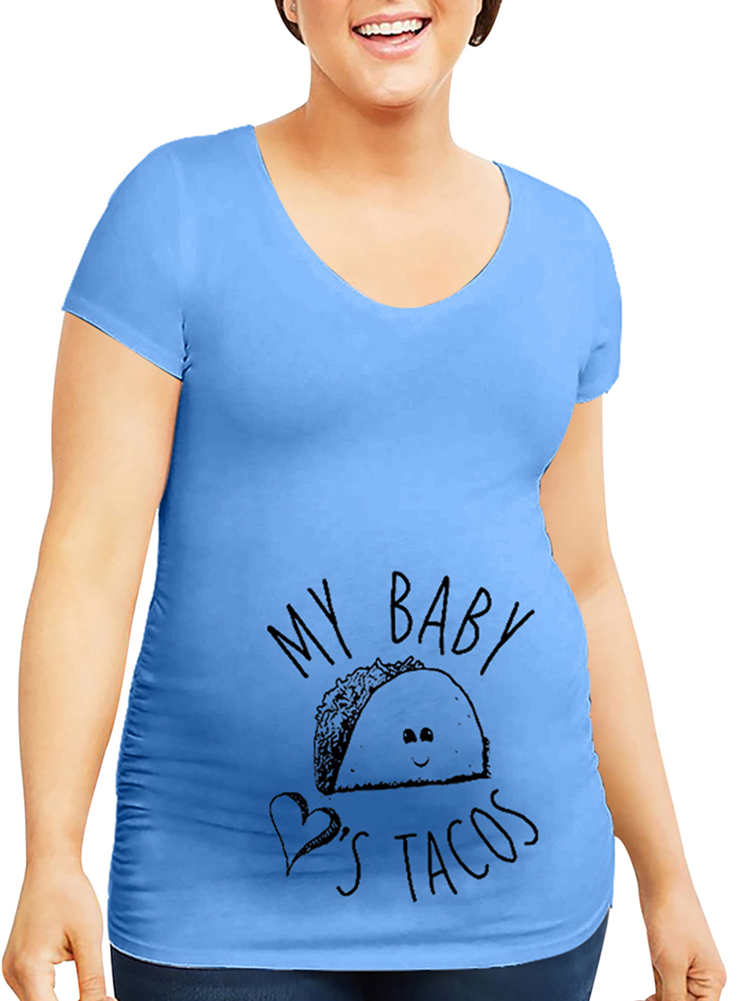 Baby Cute Women Maternity Vest Footprint Printed Pregnant T-shirt Loose Blouse 