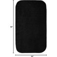 thumbnail image 3 of Garland Rug Gramercy Washable Bath Rug – Soft, Plush, Absorbent, Quick-Dry, Durable, 24 in. x 40 in., Black, 3 of 5