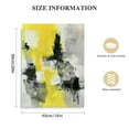 thumbnail image 2 of Nawypu  Yellow Wall Decor Gray Canvas Pictures Wall Art Abstract Paintings Black White Large Framed Artwork for Bedroom Living Room Kitchen Office Bathroom Decorations, 2 of 5