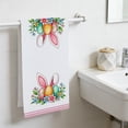 thumbnail image 5 of DefiDgd Easter Bunny Egg Pattern Kitchen Dishes Towels,Bathroom Hand Towels Soft Absorbent for Spring Bathroom Kitchen Home Party Supplies Decor Gift(D), 5 of 6