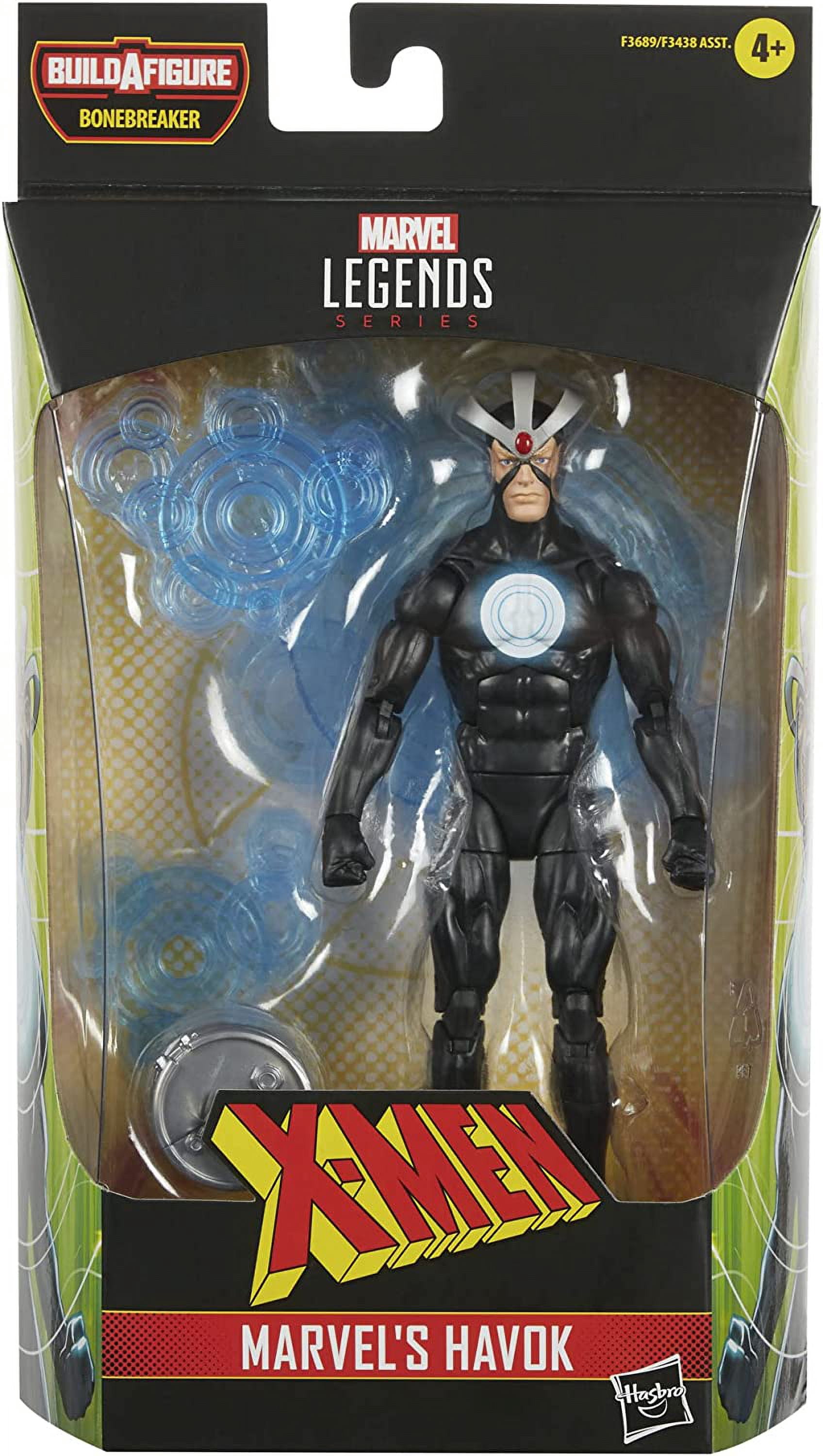 Hasbro Marvel Legends Series X-Men Havok Action Figure 6-inch Collectible Toy,3 Accessories and 2 Build-A-Figure Parts
