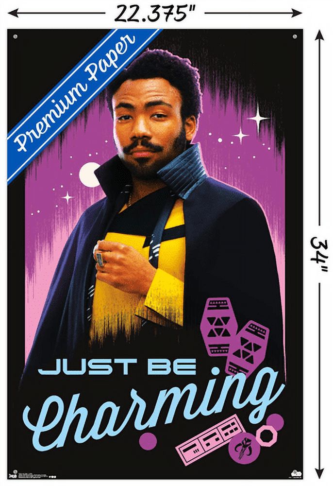 Star Wars: Solo - Lando Wall Poster with Push Pins, 22.375" x 34"