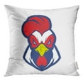 thumbnail image 1 of RYLABLUE Rouge Angry Chicken Rooster Tête de Mascotte Visage Oiseau Housse de Coussin, 1 of 1