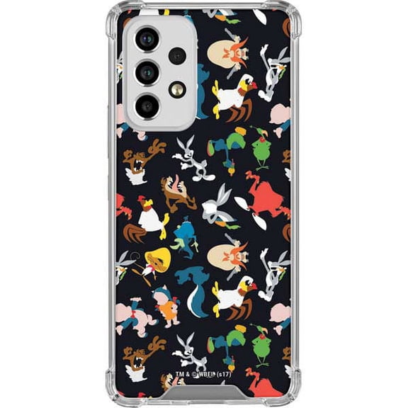 Skinit Cartoons Looney Tunes Identity Pattern Galaxy A53 5G Clear Case