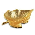 thumbnail image 2 of Small Gold-tone Aluminum Maple Leaf Tray QGM22345, 2 of 2