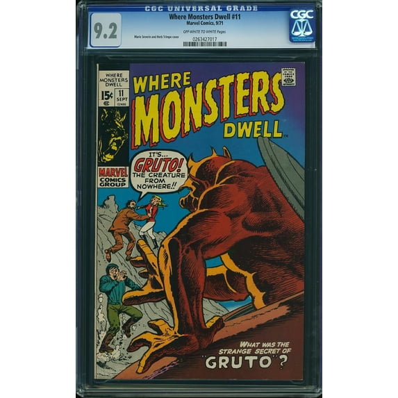 Where Monsters Dwell #11 - CGC 9.2 Comic Book