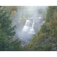 thumbnail image 2 of Jaynes Gallery 24x20 White Modern Wood Framed Museum Art Print Titled - USA-West Virginia-Davis Overview of waterfall in Blackwater State Park, 2 of 4