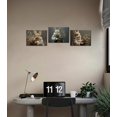 thumbnail image 3 of Funny Animal Wall Art Set Highland Cow Baby Canvas PrintDollars Painting Picture Money Abstract Wall Decor for Living Room Bedroom Kitchen Office Wall Decoration（Only canvas）, 3 of 6