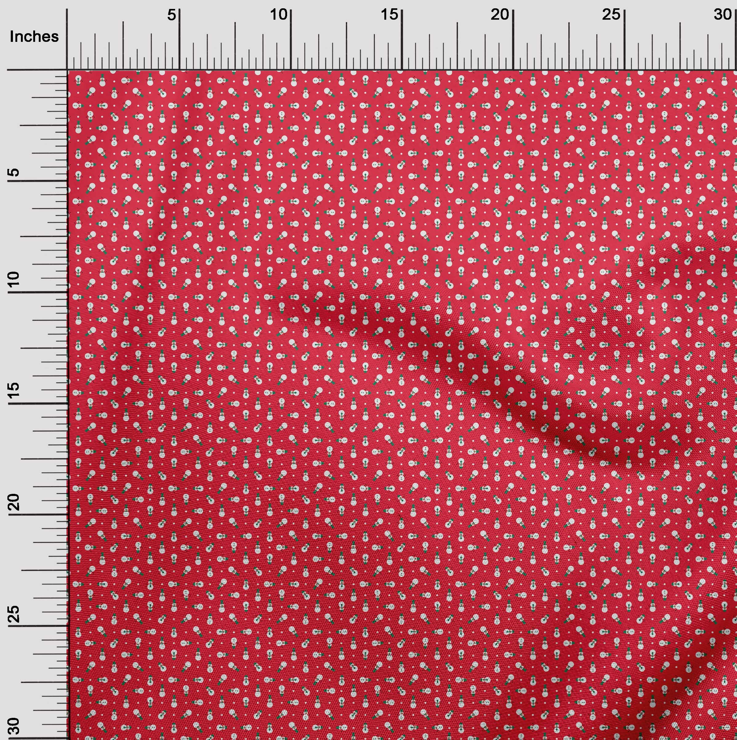 oneOone Silk Tabby Red Fabric Christmas Craft Projects Decor Fabric Printed By The Yard 42 Inch Wide