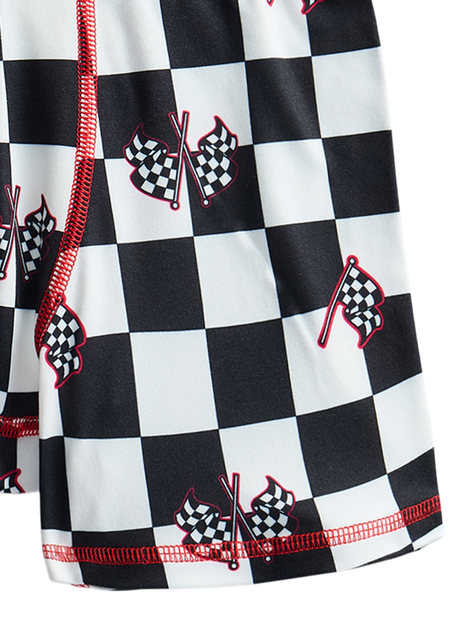 Wonder Nation Boys Underwear Racing Print Boxer Briefs, 4-Pack, Sizes S-XL
