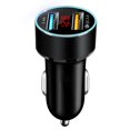 thumbnail image 1 of Auto Accessories Dual USB Digital Display Car Charger Portable Car Cigarette Lighter With LED Display Car Charger, 1 of 5