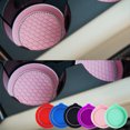 thumbnail image 4 of relayinert Non-toxic Car Coasters Thick Insulation Absorbs Water Quickly Easy To Clean Car Interior Accessories grey, 4 of 6