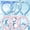3pc Blue +3pc Pink, variant on 6 Pack Freezable Neck Cooling Tubes, Natural Freeze Below 28°C Portable Lightweight Neck Ice Wraps for Camping, Picnic & Indoor Outdoor Use