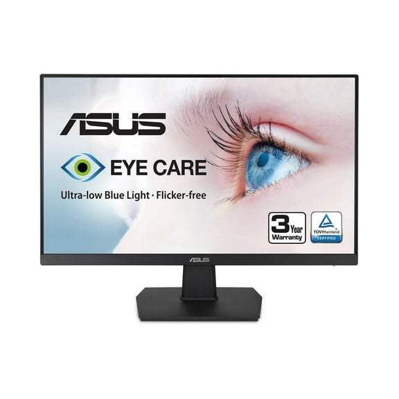 ASUS VA27EHE 27" Eye Care Monitor Full HD (1920 x 1080) IPS 75Hz Adaptive-Sync HDMI D-Sub Frameless,Black