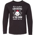 thumbnail image 3 of Inktastic If It Involves Chickens & The Farm Count me in Long Sleeve Youth T-Shirt, 3 of 5