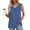 Blue#2, variant on GaThRRgYP Womens Plus Size Tops,Fashion Women's Spring/Summer Solid Color Casual V-neck Sleeveless Top Tank Top Blue S