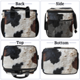 thumbnail image 3 of Herdesigns Western Cow Print Large Lunch Box for Adults Women Men with Adjustable Shoulder Strap, Insulated Reusable Lunch Bag Leakproof Cooler Tote Bag, 3 of 7