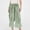 L Light Blue, variant on Rhuody Sweat Pants For Womens Straight Leg Lace Up Hollow Out Lace Pajamas With Mid Length Pants High Waist Trousers Retro Clothes L Beige