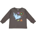 thumbnail image 3 of Inktastic Teacher Shark with School of Fish Boys or Girls Long Sleeve Toddler T-Shirt, 3 of 5