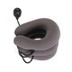 thumbnail image 3 of Almohada inflable de cuello de 3 capas para viajes en coche, para mujeres y hombres. gris, 3 of 9