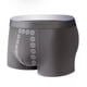 thumbnail image 1 of Qarigey Pantalón enérgico de terapia magnética de poliéster para hombre, tela transpirable sexy, fácil de limpiar y a la moda Ropa interior Gris oscuro l, 1 of 6