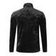 thumbnail image 4 of pstuiky Camisas casuales de manga larga para hombre, Camisa de gamuza de cuello alto ajustada de color sólido para hombre, top de manga larga con cuello alto tops de invierno para hombre s, 4 of 5