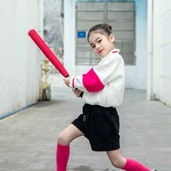 LULULION 1 Set of Multi-color Baseball Practice Equipment EVA Handheld Baseball Bat for Kids Indoor Sports