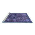 thumbnail image 2 of Ahgly Company Machine Washable Indoor Rectangle Persian Blue Traditional Area Rugs, 8' x 12', 2 of 4
