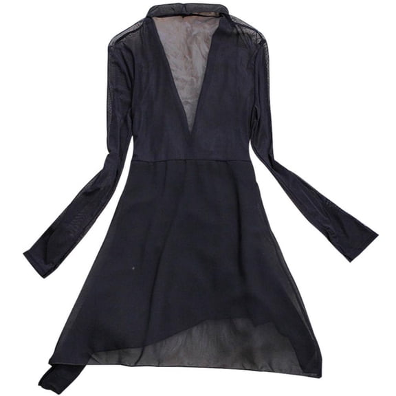 Saient Women Women's Drape Front Open Cardigan Long Sleeve Irregular Hem