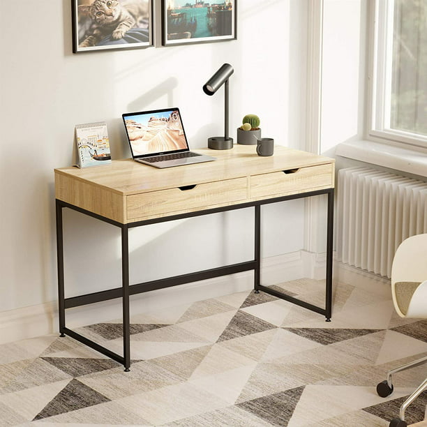 Bestier Computer Desk With Drawers 43, Best Writing Desk With Drawers