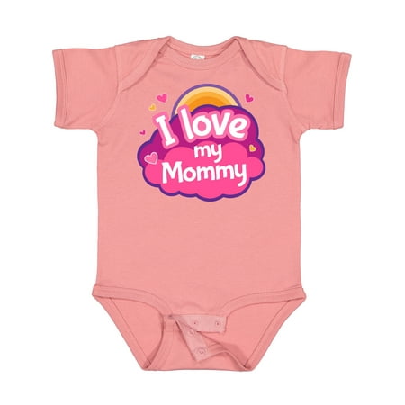 

Inktastic I Love My Mommy Girls Gift Baby Girl Bodysuit