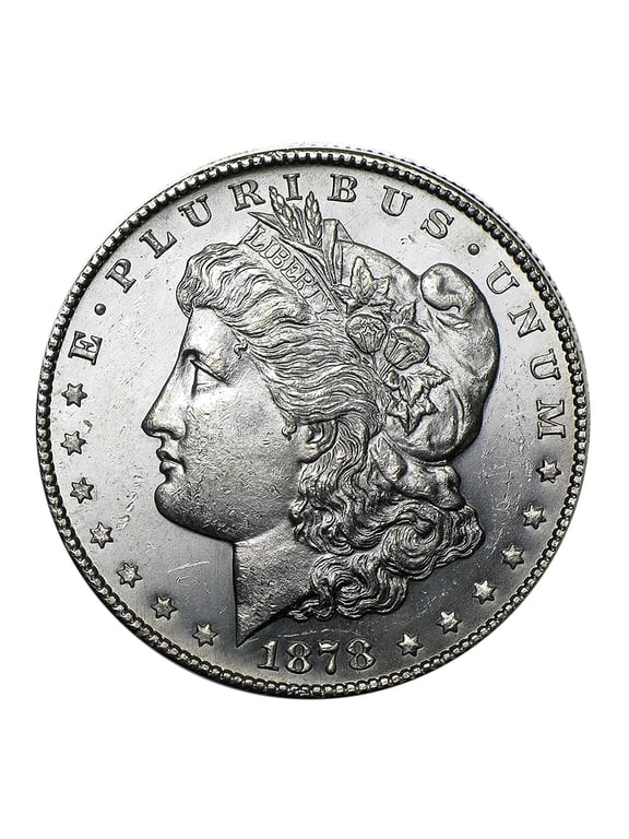 Collectible United States Mint 1878-CC Morgan Silver Dollar Brilliant Uncirculated BU Carson City Coin