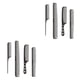 thumbnail image 4 of Soidarity 4 unids/set peine de corte para profesionales: ligero y duradero, unisex, hecho de peine de corte de pelo de aluminio de alta , negro Negro brillante 2Conjunto, 4 of 6
