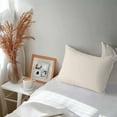 thumbnail image 6 of Cream Lumbar Pillow Covers 20x12 Inch Set of 2, Farmhouse Solid Beige Color Modern Art Waterproof Outdoor Pillow Covers, Decorative Cushion Pillowcases for Couch, Sofa, Bed, Garden, Patio, 6 of 9