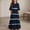 Navy, variant on ITSAME Girls Summer Dresses Ruffle Short Sleeve Striped Print Round Neck Flowy Casual A-Line Dress Purple Size 6