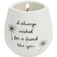 thumbnail image 5 of Pavilion Gift Company Candle Holder, 8 Oz, 3.5"H, White, 5 of 11