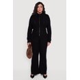 thumbnail image 2 of Women's Plus Size Almost Famous High Waisted Cable Knit Pants, 2 of 4