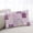 Lavender Purple, variant on Spring Floral Throw Pillow Covers, Dark Purple Flowers Patchwork Grid Bohemia Soft Breathable Pillow Cases with Invisible Zipper, Queen Size Pillowcases for Couch Bed Sofa Chair 20x30 Inches