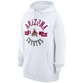thumbnail image 2 of Women's G-III 4Her by Carl Banks White Arizona Coyotes City Graphic Fleece Pullover Hoodie, 2 of 3