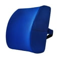 thumbnail image 1 of Tachiuwa Back Support Cushion Breathable Lightweight Memory Foam for Sofa Home Gift Royal Blue, 1 of 9