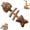 Insect Gall Fruit1, variant on Catnip and Silvervine Chew, Natural Silvervine Fish Bone Dental Chew, Teeth Cleaning & Boredom Relief Toy for Indoor Cats