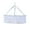 Grey Single Layer, variant on Deyuer 1/2/3 Layer Hanging Mesh Drying Basket U-shaped Zipper Design Food Fish Clothes Hanging Drying Net Outdoor Foldable Hanging Mesh Dryer