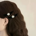 Small Hair Barrettes with Teeth Yarmulke Clips Ladies Barrettes for