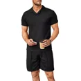 thumbnail image 1 of Conjuntos Short Hombre Playera Tipo Polo Traje Moda Casual, 1 of 7