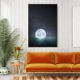 thumbnail image 2 of IDEA4WALL Framed Canvas Wall Art for Living Room, Bedroom Moon with Bright Canvas Prints for Modern Home Decoration Ready to Hang, 2 of 4
