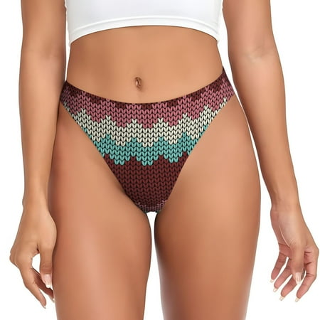 Thongs for Women - fall leaf Element No Show Seamless Womens Thongs Underwear  Stretch G String Thongs for Women  Ladies Breathable Kawaii Thong Bikini Panties Briefs