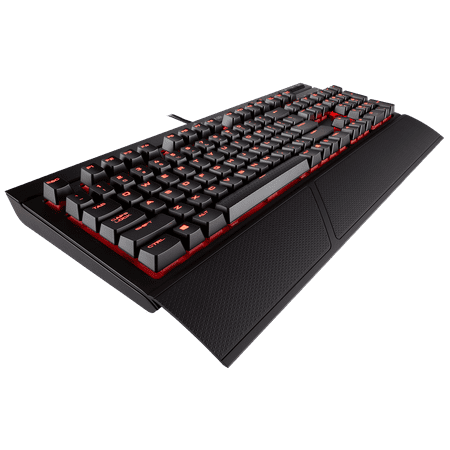 Corsair Gaming K68 Mechanical Keyboard, Backlit Red LED, Cherry MX