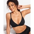thumbnail image 3 of Bralette SOULVOR Natrelax Soft sin Aros con Escote en V Negro M, 3 of 7